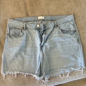 H&M Light Blue Denim Women Shorts
